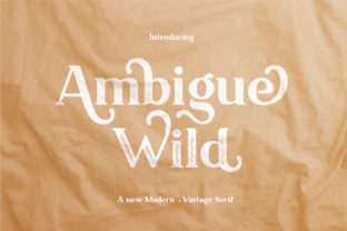 Ambigue Wild: A Font That Elevates Your Brand