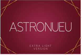 Astronueu Extra Light: A Font for Polished Branding