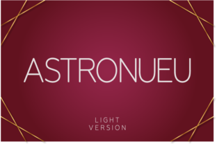 Astronueu Light: A Sophisticated Sans Serif Font for Digital Branding