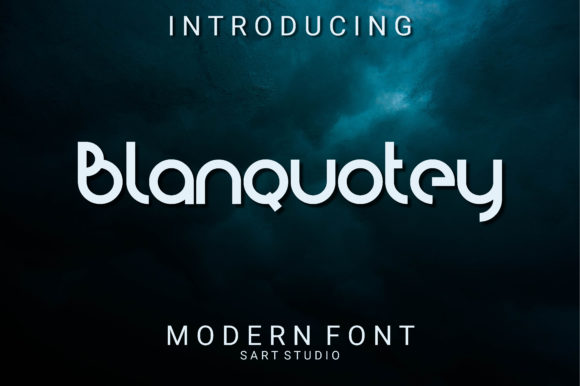 Blanquotey: A Modern Font for Web Design