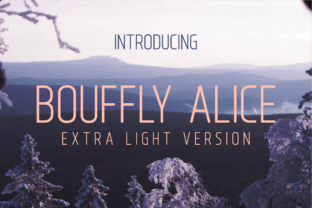 Bouffly Alice Extra Light Font