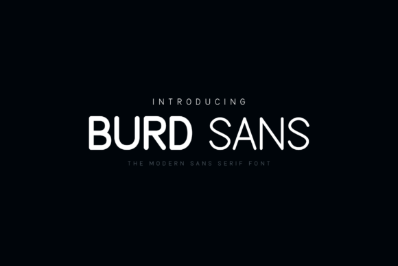 Burd Sans: A Modern Sans Serif for Every Project