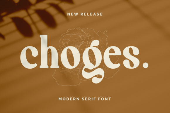 Choges: A Bold Serif for Editorial Design