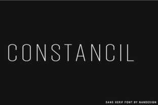 Constancil: A Magical Sans Serif Font