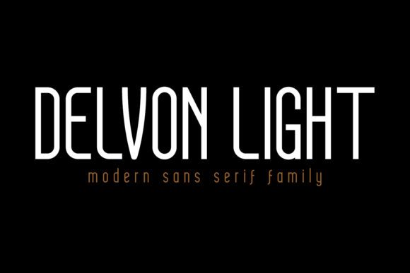 Delvon Light: A Modern Font for Impactful Marketing