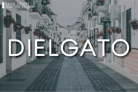 Dielgato: Modern Sans Serif Font