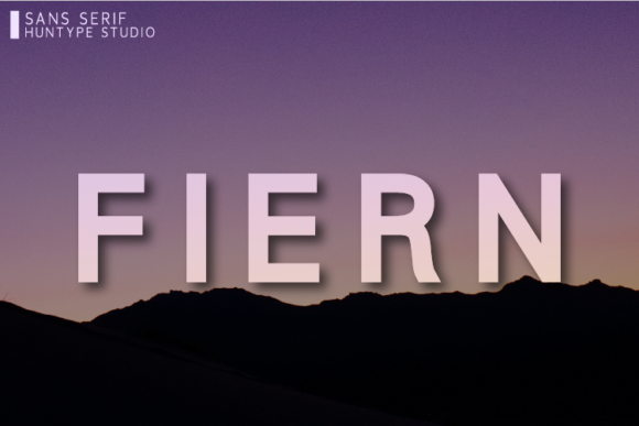 Fiern: A Modern Font for Business Branding