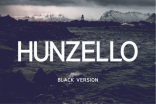 Hunzello Black: A Clean, Modern Font for Designers