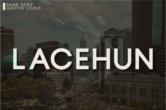 Lacehun: Modern Sans Serif Font