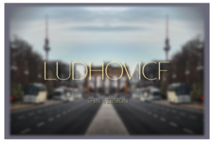 Ludhovicf Thin: A Font for Business Style
