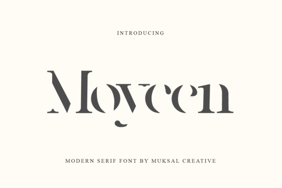 Moycen: A Bold Serif for Web Design