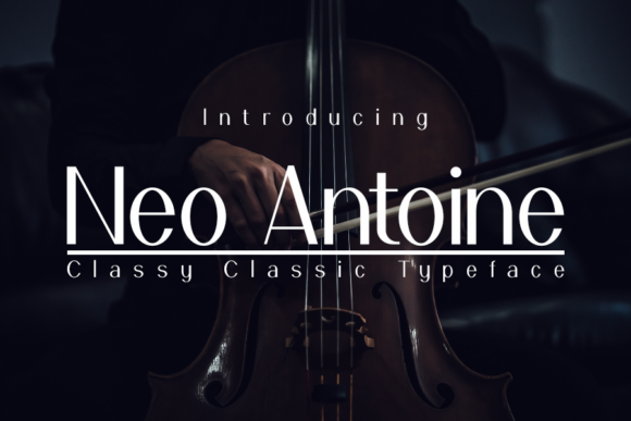 Neo Antoine: A Modern Typeface for Digital Marketing