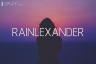 Rainlexander: A Modern Font for Editorial Design