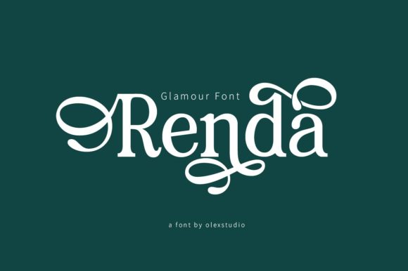 Renda: A Versatile Serif Font