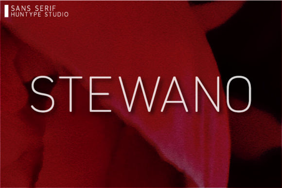 Stewano: A Modern Font for Elegant Design