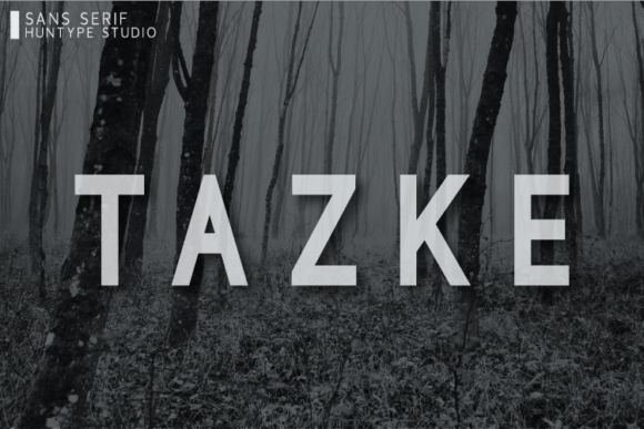 Tazke: A Modern Sans Serif Font