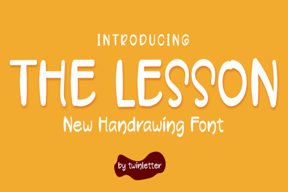 The Lesson Font: Timeless Handwritten Style