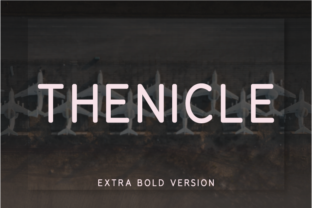 Thenicle Extra Bold: A Font for Editorial Excellence
