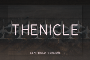 Thenicle Semi-Bold: A Font for Digital Elegance