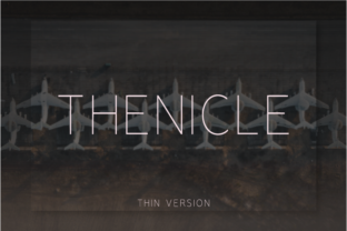 Thenicle Thin: A Sleek Sans Serif for Branding