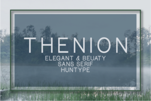 Thenion: A Modern Font for Business