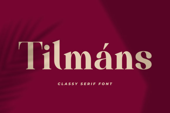 Tilmáns Font: Modern Serif for Web Design