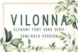 Vilonna Semi-Bold: A Modern Typographic Gem