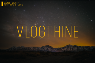 Vlogthine: A Font That Elevates Your Brand