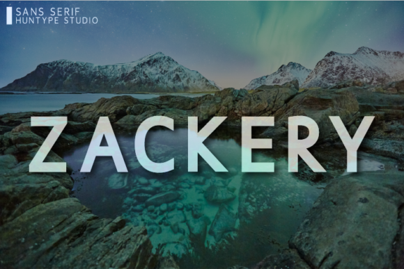 Zackery: A Modern Sans Serif